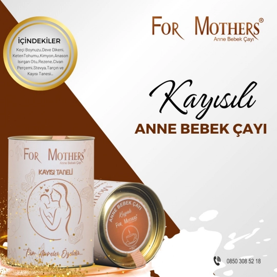 For Mothers Kayısı Taneli Anne Bebek Çayı
