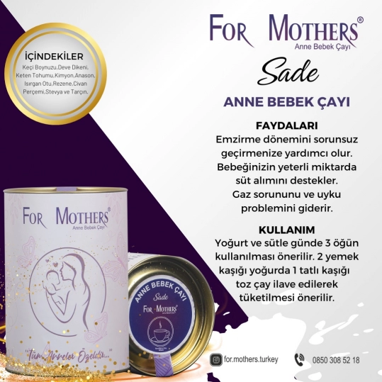 For Mothers Süt Artırıcı Anne Çayı