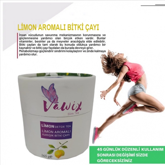 Limon Aromalı Detox Çay