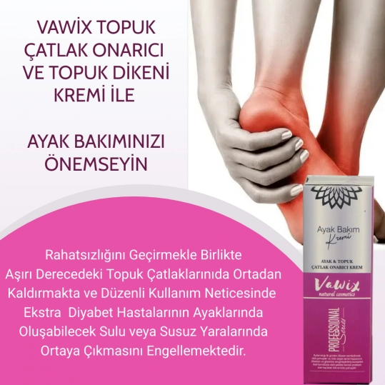 Vawix Ayak Ve Topuk Çatlak Onarıcı Krem